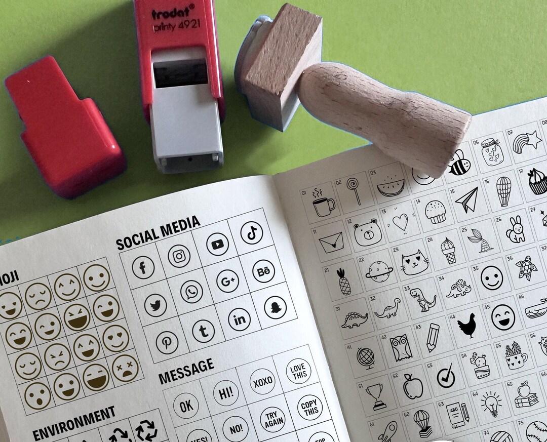 Symbol Stamp, Emoji Stamp, Environment Stamp, Message Stamp, Social ...