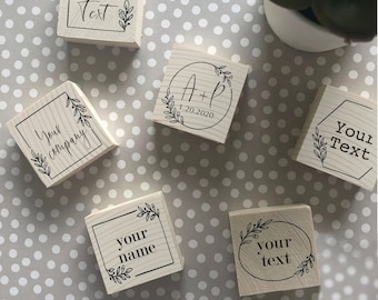Custom Logo Stamp: Personalized Teacher or Wedding Stamp