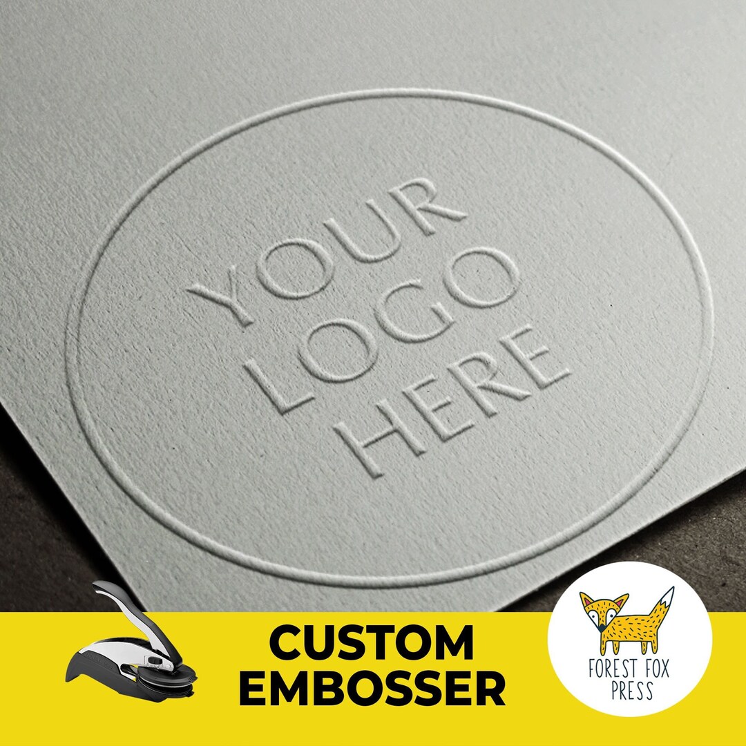 TOP SELLER Custom Logo Embosser Seal Stamp Your Own Design Personalized