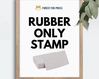 Custom Rubber Stamp Replacement for Trodat Self-Inking Stamp