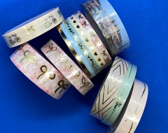 Washi Tape Sample Simply Gilded February Gem of the Month Amethyst