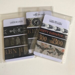 Sample Washi Tape - Handtassen voor de feestdagen (Halloween)