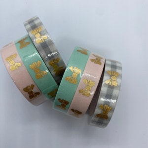 Sample Washi Tape - Simply Gilded 10 mm gezwollen strik washi, assorti