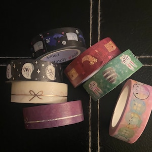 Muestra de cinta Washi - Varios Washi boutique (Fox and Cactus, Simply Gilded, WIAM)