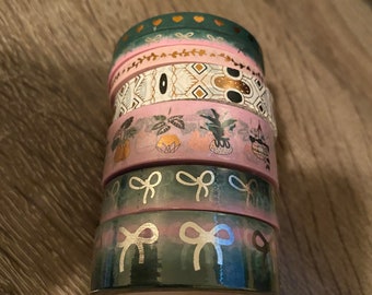 Washi Tape Sample - Simply Vergoldet Dezember 2020 Sub Box: Wachstum