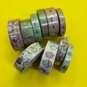 Echantillon de ruban adhésif en Washi - Divers jolis Washi