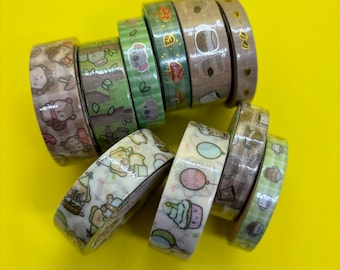 Muestra de cinta washi: varios washi lindos