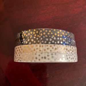 Sample washitape - eenvoudig vergulde confetti 5 mm