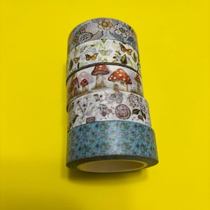 Rouleau de ruban adhésif Washi complet - Diverses natures