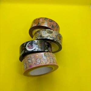Muestra de cinta washi: varios diseños washi de Halloween