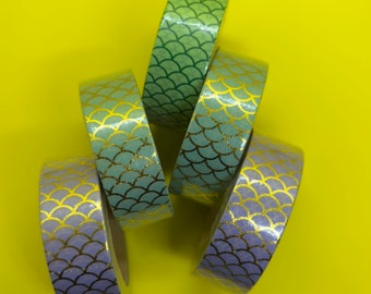 Full Washi Tape Roll - Mermaid Scales