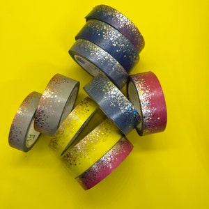 Sample Washi-tape: eenvoudig vergulde Stardust Washi (10 mm en 15 mm)