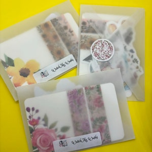 Sac à main pour échantillons Washi - Mini sac à main floral
