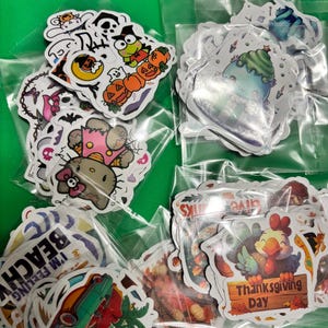 Sticker Flakes: bolsas de pegatinas de temporada