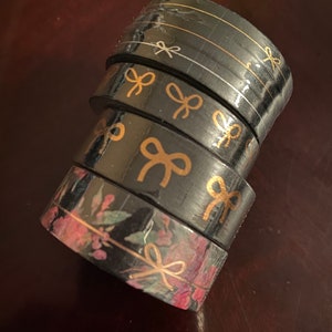 Sample Washi Tape - Simply Gilded Black Washi (assorti)