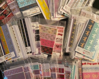 Washi Samples Grab Bag - Boutique Washi Grab Bag - Random 24'' (60 cm)  samples of SG, WIAM, TPRC, Paca Post, etc.