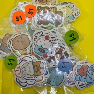 Stickervlokken - Loonie Sticker-handtassen