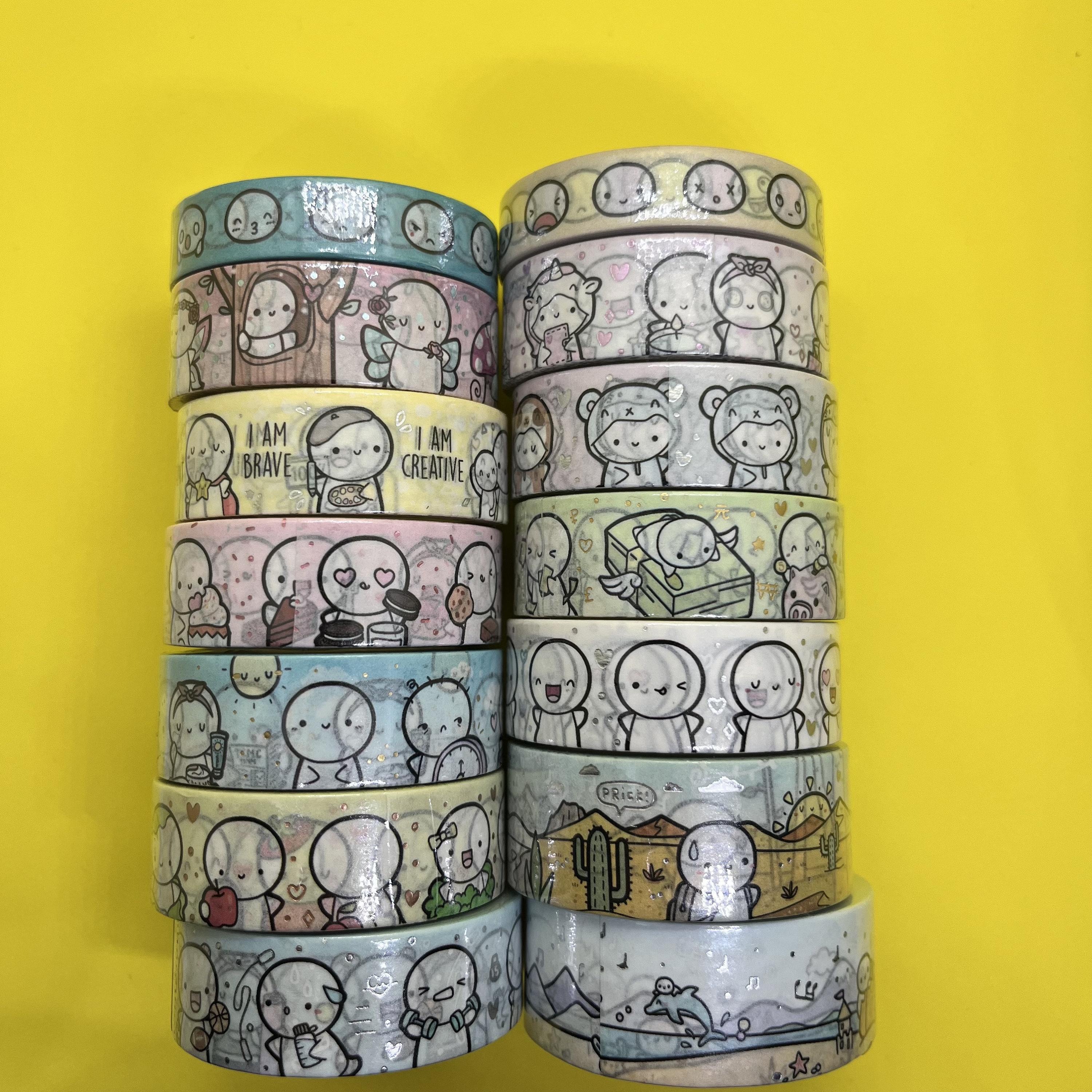 Boho Rainbow Washi Tape - Planner Tape - Washi Masking Tape - Decorative  Cute Washi Tape - Planner & BuJo Accessories