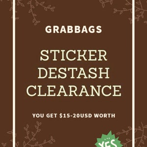 Sticker Destash Bag