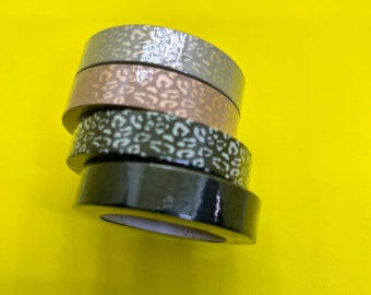 Washi Tape Probe - Simply Gilded 10mm Leopardenmuster