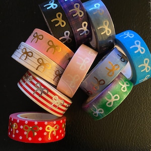 Echantillon de ruban adhésif Washi - Simplement doré 15 mm Bow Washi assorti