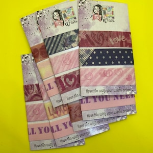 Handtas Washi Samples - valentijnstas