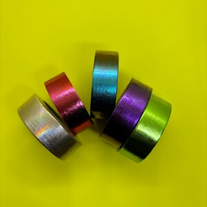 Echantillon de ruban adhésif Washi - Couleurs métalliques