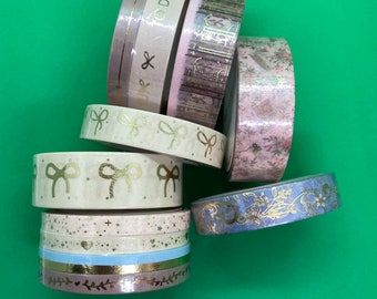 Washi Tape Sample - Simply Gilded August 2021 Sub Box: Luminous Library