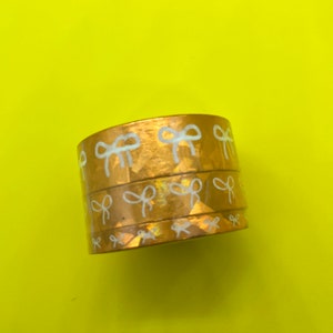 Sample Washi Tape - eenvoudig vergulde december-edelsteen van de maand - citrien