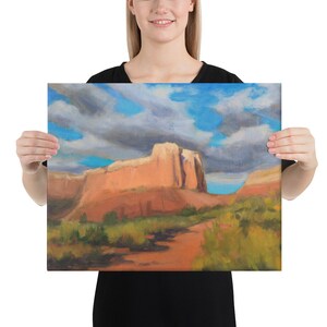 Red Rocks in New Mexico Canvas Print Painting 16×20 inches