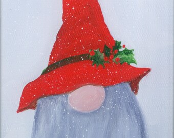 Gnome canvas painting 8x16