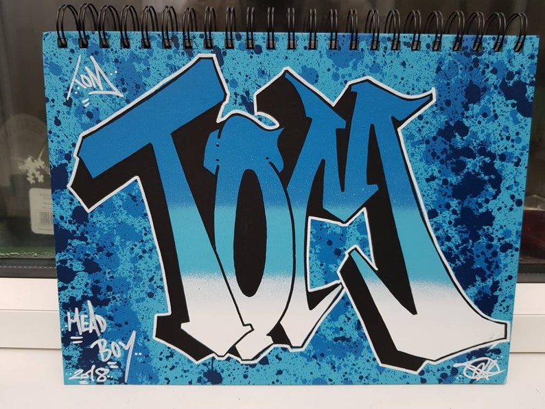 Carnet de croquis de graffiti personnalis Etsy Carnet de croquis de graffiti personnalis Etsy