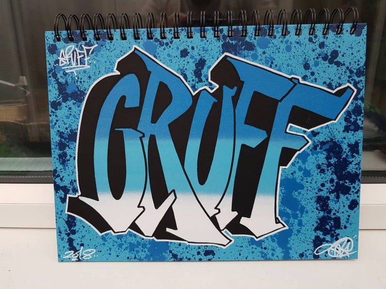 Carnet de croquis de graffiti personnalis Etsy Carnet de croquis de graffiti personnalis Etsy
