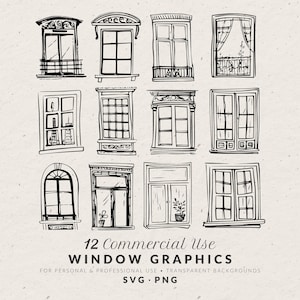 Vintage raamclipartbundel: handgetekende, eigenzinnige doodles, SVG & PNG