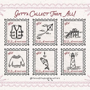 Handgezeichnetes Haus am See Doodle Bundle, Sommerferien Line Art Illustrationen (SVG & PNG Download) Bild 7