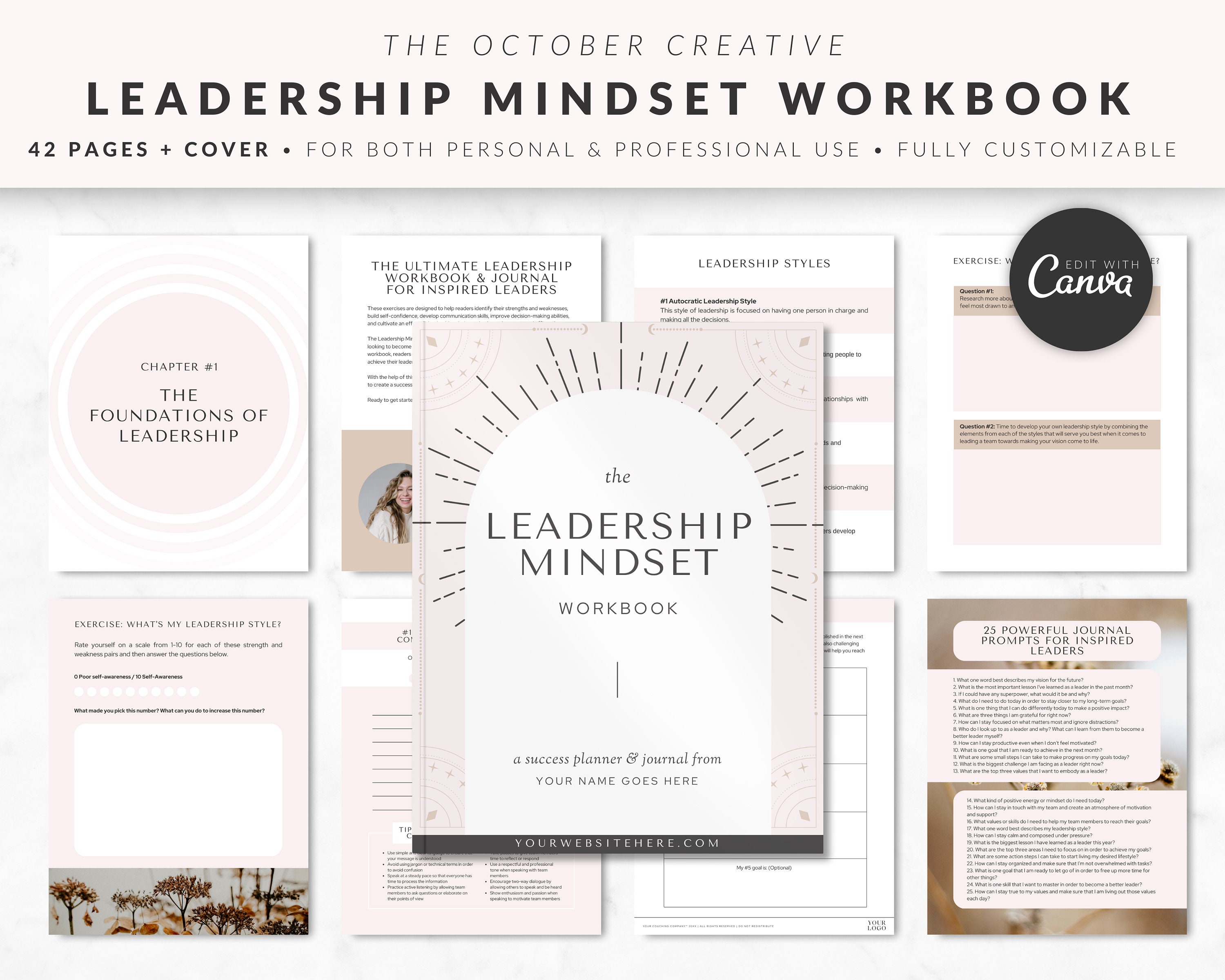 Leadership Worksheet - Etsy