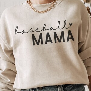 Baseball Mama SVG PNG, Baseball Mama SVG, Mama Design, Sport SVG, Muttertag SVG, Cricut Schnittmuster, Shirt für Mama, Mama Shirt, Shirts für Mütter