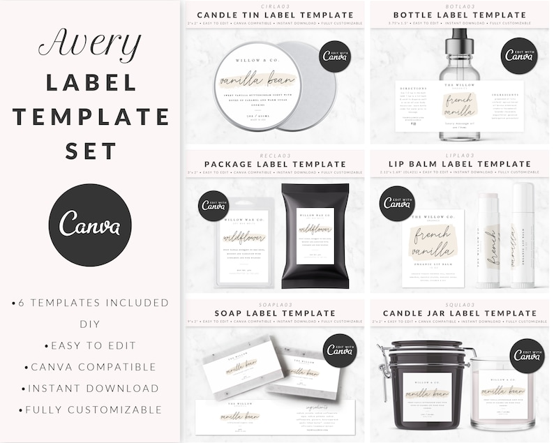 product-label-template-set-for-canva-soap-label-candle-etsy