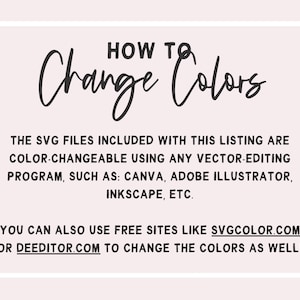 a black and white photo with the words how to change colors