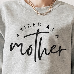 Cansada como uma mãe SVG, Vida de mãe SVG PNG, Mãe SVG, Mamãe SVG, Mamãe SVG, Maternidade SVG, Gravidez SVG, Arquivo de corte Cricut, Camiseta de mãe SVG