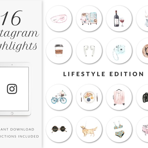 Instagram Story Highlight Icons Highlight Covers Dreamy - Etsy