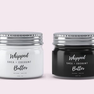 Skincare Jar Label Design, Editable Body Label,Product Label Template Bottle Design, Product Packaging,Label for Bottles