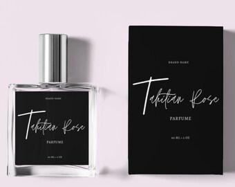 Perfume Product Label, Skincare Label, Essential Oil Label, Label for Bottles, Product Label Template Bottle Design, Product Packaging