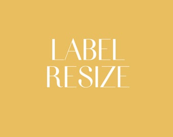 Custom Label Resize