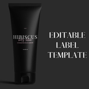 Body Lotion Label, Product Labels,Product Label Template Bottle Design, Product Packaging, Essential Oil, Label for Bottles