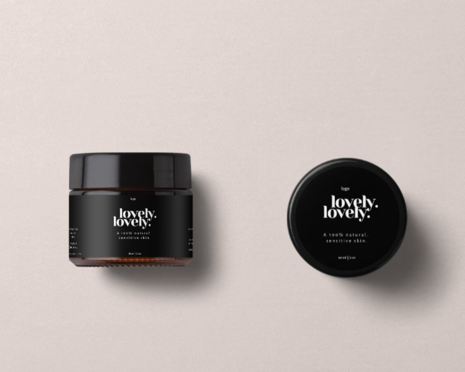 Skin Care Label Template, Skincare Product Label, Serum Label