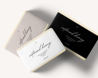 Fully Editable Soap Label Template, Skin Care Product Label, Skincare Label, Essential Oil Label, Product Packaging,Label for Bottles