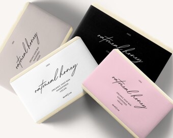Fully Editable Soap Label Template, Skin Care Product Label, Skincare Label, Essential Oil Label, Product Packaging,Label for Bottles