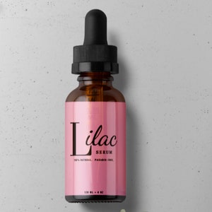 Skincare Product Label, Skin care Label, Serum Dropper Label, Essential Oil Label, Label for Bottles, Label Template, Product Packaging