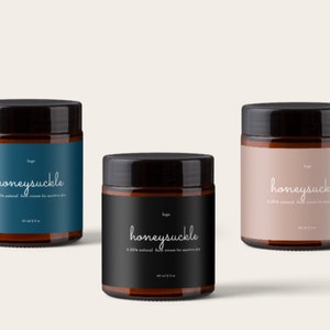 Skin Care Jar Product Label Design, Skincare Editable Label Template,Body Label Template Bottle Design, Product Packaging,Label for Bottles
